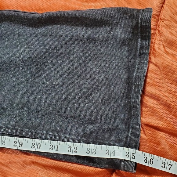 Cody James Jeans Mens 38x35 Night Rider Black Denim Stackable Straight Boot Cut‎ - Picture 10 of 14